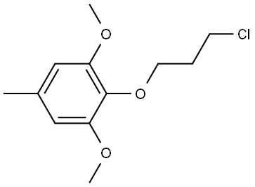 2-(3-Chloropropoxy)-1,3-dimethoxy-5-methylbenzene Structure