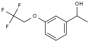 1-(3-(2,2,2-Trifluoroethoxy)phenyl)ethanol Structure