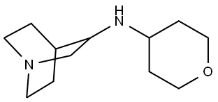 N-(tetrahydro-2H-pyran-4-yl)quinuclidin-3-amine Structure