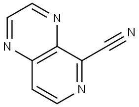 pyrido[3,4-b]pyrazine-5-carbonitrile 구조식 이미지