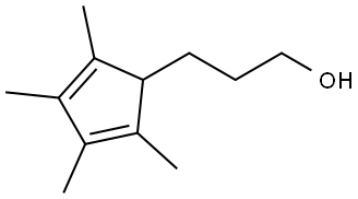 3-(2,3,4,5-Tetramethylcyclopenta-2,4-dien-1-yl)propan-1-ol Structure