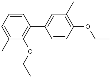 2,4'-Diethoxy-3,3'-dimethyl-1,1'-biphenyl Structure