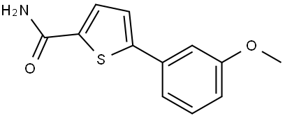 5-(3-Methoxyphenyl)-2-thiophenecarboxamide Structure