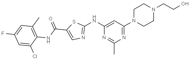 Dasatinib analog-1 Structure