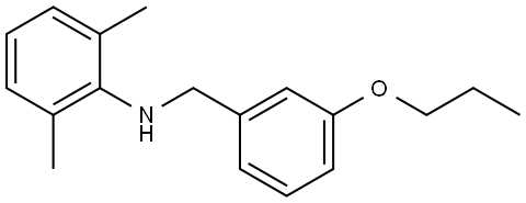 N-(2,6-Dimethylphenyl)-3-propoxybenzenemethanamine Structure