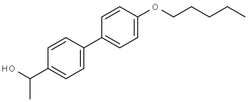 1-(4'-(pentyloxy)-[1,1'-biphenyl]-4-yl)ethanol Structure