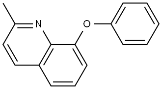 2-Methyl-8-phenoxyquinoline Structure