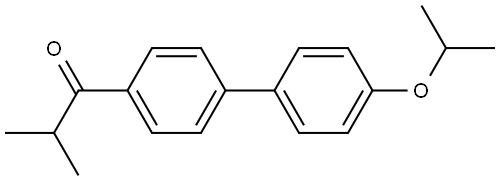 1-(4'-isopropoxy-[1,1'-biphenyl]-4-yl)-2-methylpropan-1-one Structure