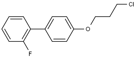 4'-(3-Chloropropoxy)-2-fluoro-1,1'-biphenyl Structure