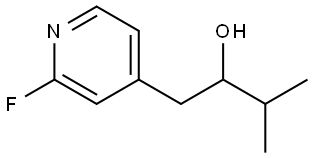 2-Fluoro-α-(1-methylethyl)-4-pyridineethanol Structure