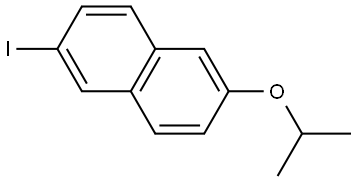 2-iodo-6-isopropoxynaphthalene Structure