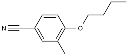 4-Butoxy-3-methylbenzonitrile Structure