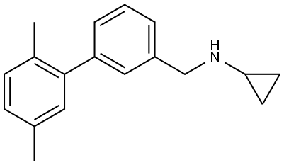 N-Cyclopropyl-2',5'-dimethyl[1,1'-biphenyl]-3-methanamine Structure