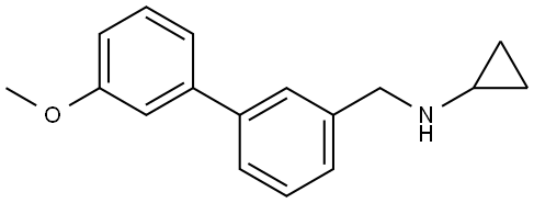 N-Cyclopropyl-3'-methoxy[1,1'-biphenyl]-3-methanamine Structure