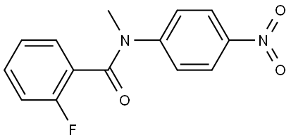 2-fluoro-N-methyl-N-(4-nitrophenyl)benzamide Structure