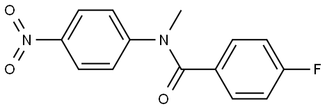 4-fluoro-N-methyl-N-(4-nitrophenyl)benzamide Structure