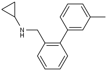 N-Cyclopropyl-3'-methyl[1,1'-biphenyl]-2-methanamine Structure