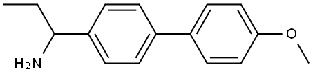 1-[4-(4-METHOXYPHENYL)PHENYL]PROPAN-1-AMINE Structure