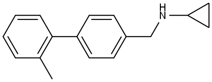 N-Cyclopropyl-2'-methyl[1,1'-biphenyl]-4-methanamine Structure