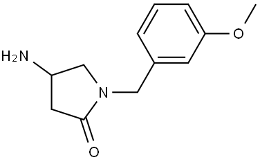 4-amino-1-(3-methoxybenzyl)pyrrolidin-2-one Structure