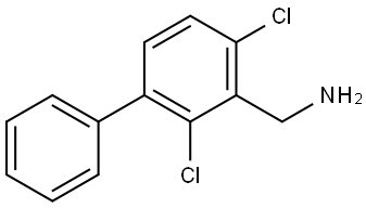 2,4-Dichloro[1,1'-biphenyl]-3-methanamine 구조식 이미지