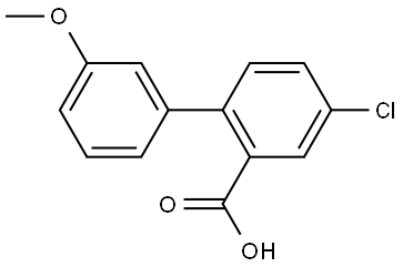 4-Chloro-3'-methoxy[1,1'-biphenyl]-2-carboxylic acid Structure