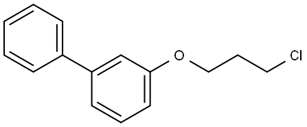 1,1'-Biphenyl, 3-(3-chloropropoxy)- Structure