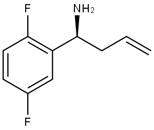 (1S)-1-(2,5-difluorophenyl)but-3-en-1-amine Structure