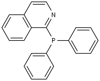 Isoquinoline, 1-(diphenylphosphino)- Structure