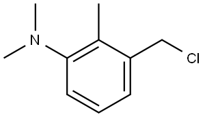 3-(chloromethyl)-N,N,2-trimethylaniline Structure