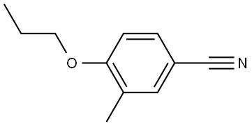 3-Methyl-4-propoxybenzonitrile Structure