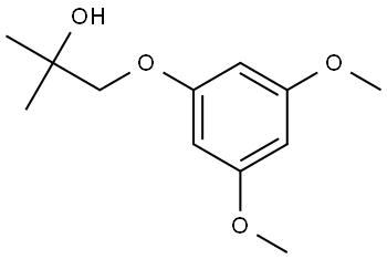 1-(3,5-Dimethoxyphenoxy)-2-methyl-2-propanol Structure