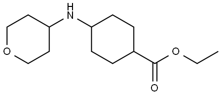 ethyl 4-((tetrahydro-2H-pyran-4-yl)amino)cyclohexanecarboxylate Structure