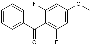 (2,6-difluoro-4-methoxyphenyl)(phenyl)methanone Structure