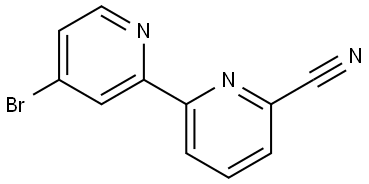 4-Bromo-6'-cyano-2,2'-bipyridine Structure