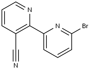 6-Bromo-3'-cyano-2,2'-bipyridine Structure