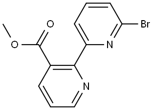 6-Bromo-3'-methoxycarbonyl-2,2'-bipyridine Structure