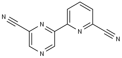 6,6'-Dicyano-2-(2'-pyridyl)pyrazine Structure