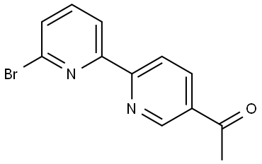 6-Bromo-5'-acetyl-2,2'-bipyridine Structure