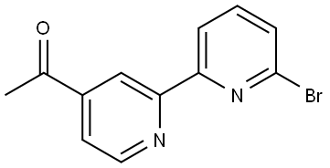 6-Bromo-4'-acetyl-2,2'-bipyridine Structure