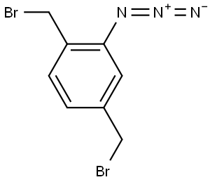 2-azido-1,4-bis(bromomethyl)benzene Structure