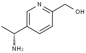 {5-[(1R)-1-aminoethyl]pyridin-2-yl}methanol Structure