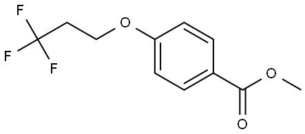 methyl 4-(3,3,3-trifluoropropoxy)benzoate Structure