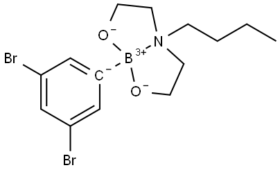 6-butyl-2-(3,5-dibromophenyl)-1,3,6,2-dioxazaborocane Structure