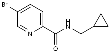 5-Bromo-N-(cyclopropylmethyl)-2-pyridinecarboxamide Structure