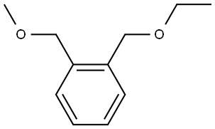 Benzene, 1-(ethoxymethyl)-2-(methoxymethyl)- Structure