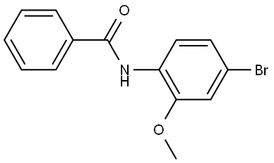 4-Bromo-2-methoxyanilinebenzamide Structure