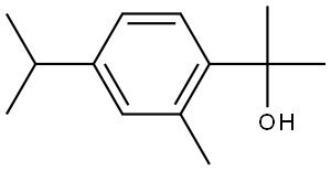 2-(4-isopropyl-2-methylphenyl)propan-2-ol Structure