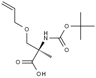 Boc-alpha-D-MeSer(Allyl)-OH Structure