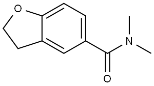 N,N-dimethyl-2,3-dihydrobenzofuran-5-carboxamide Structure